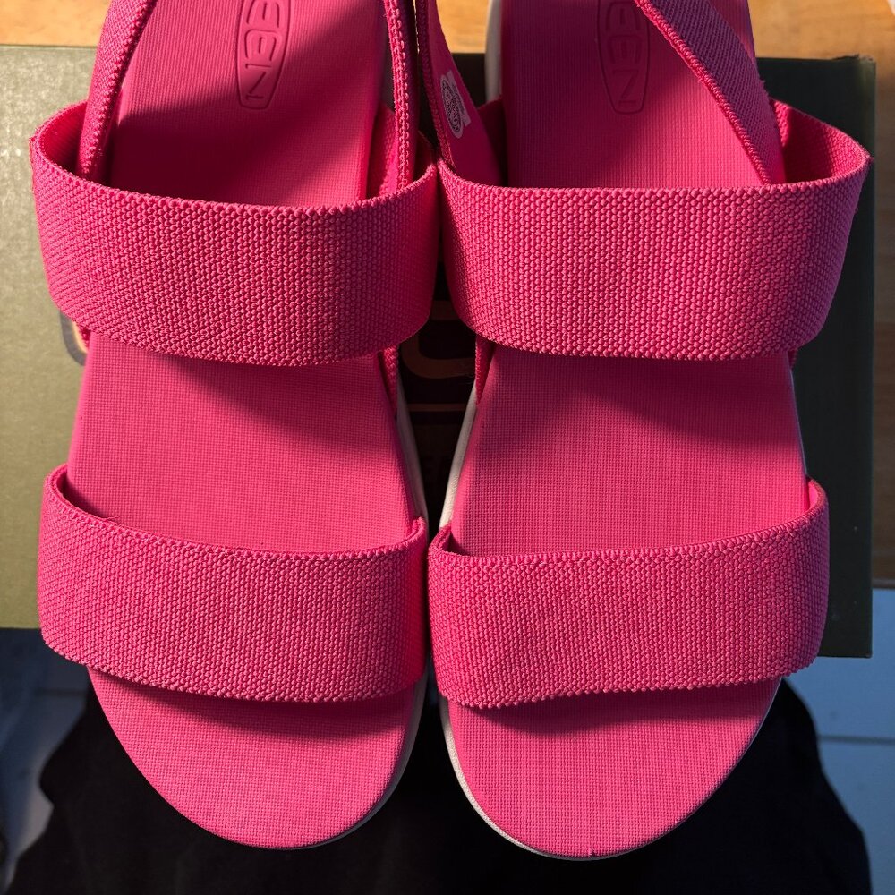 Keen Women's Elle Backstrap Sandals, Pink Peacock, Size 10.5